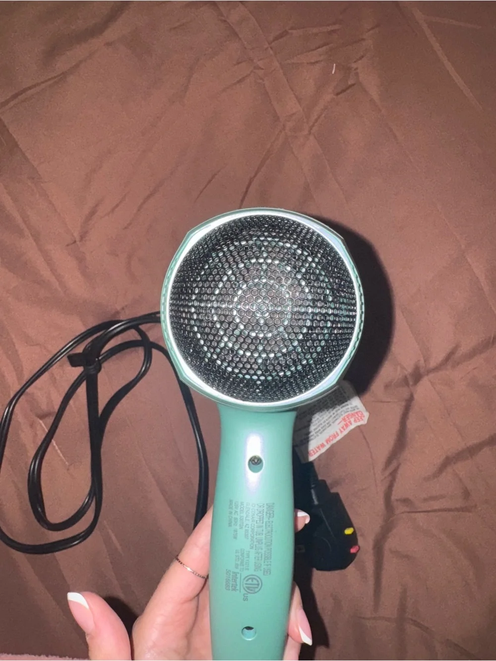 Conair 1875 Mint Green Hair Dryer